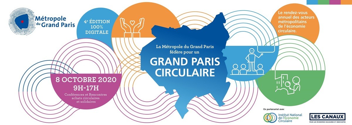 Participation du GIP Maximilien au "Grand Paris Circulaire" 100% digital le 8 octobre