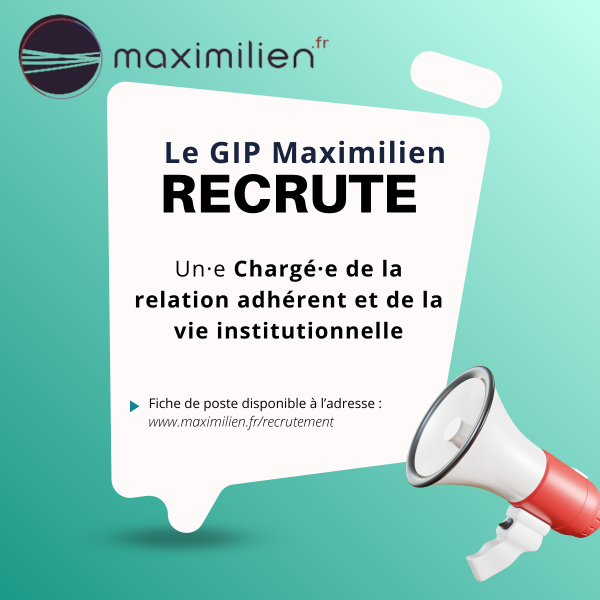 Le GIP Maximilien recrute!