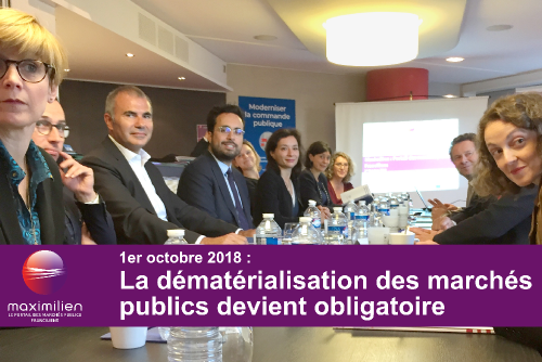 1er octobre 2018 : Visite ministérielle pour le lancement du Tout Démat !